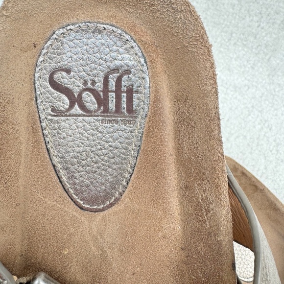 Sofft Slide Thong Sandals Pewter Women's 9.5M - Picture 2 of 12